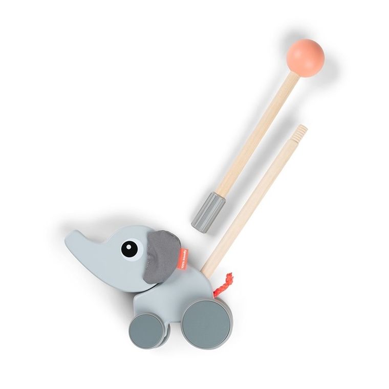 Done by Deer, Słonik Elphee, zabawka do pchania na kiju