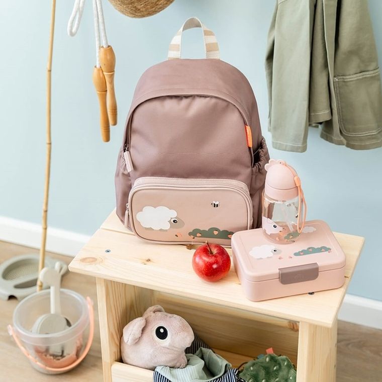 Done By Deer, Tiny Farm, lunchbox z podziałką, powder