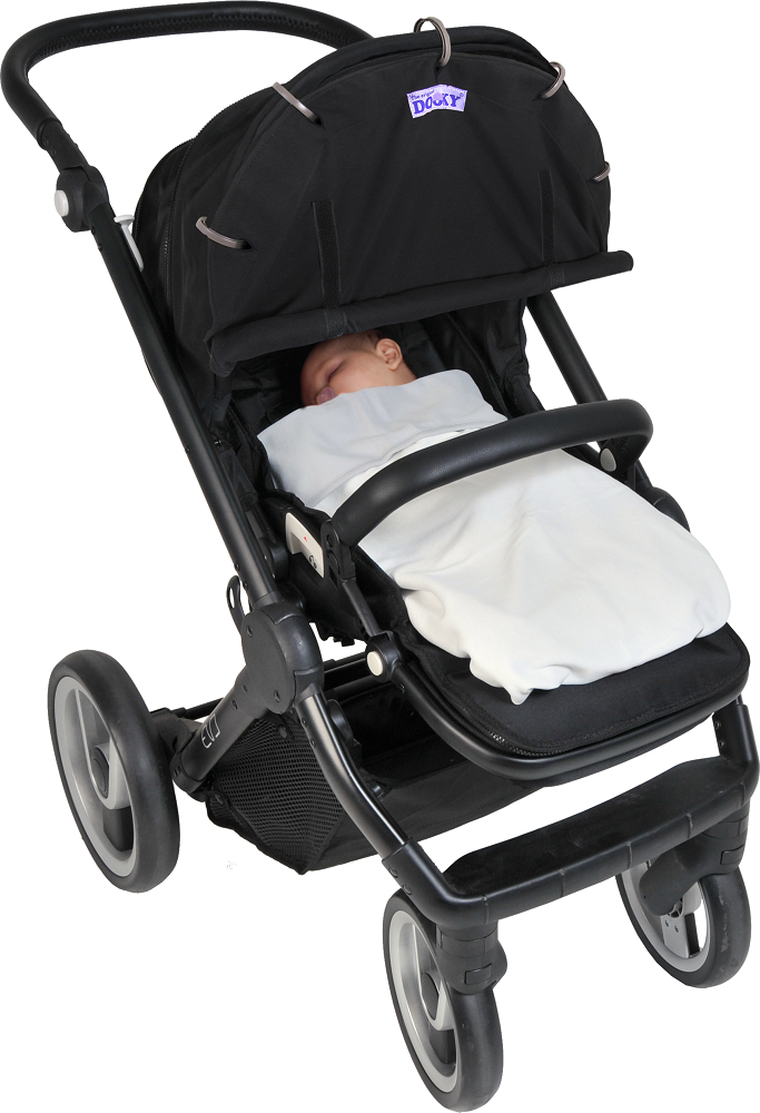 Dooky Classic, osłona na budkę wózka, czarna