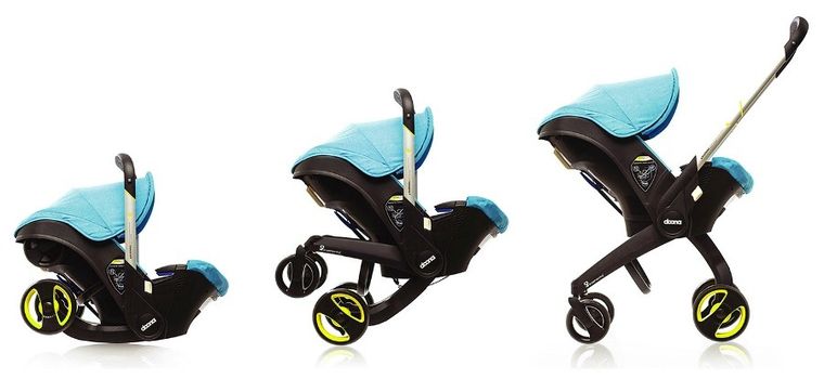 Doona+, mobilny fotelik samochodowy, czerwony