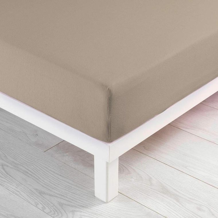 Douceur D'intérieur, bawełniane prześcieradło na gumce, 160-200 cm