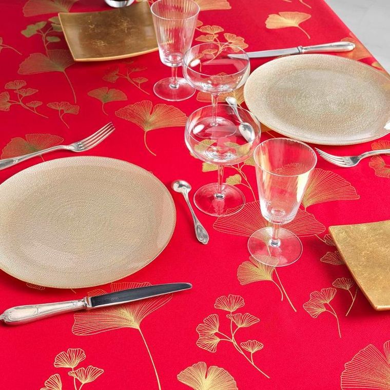 Douceur D'intérieur, Bloomy, obrus ze złotym miłorzębem