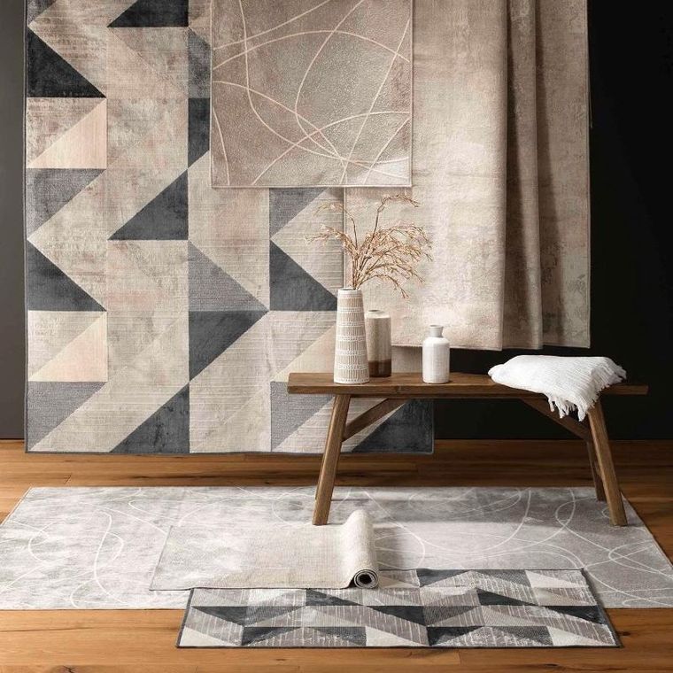 Douceur d'intérieur, dywanik tkany z wiskozy, Holi, 68-110 cm