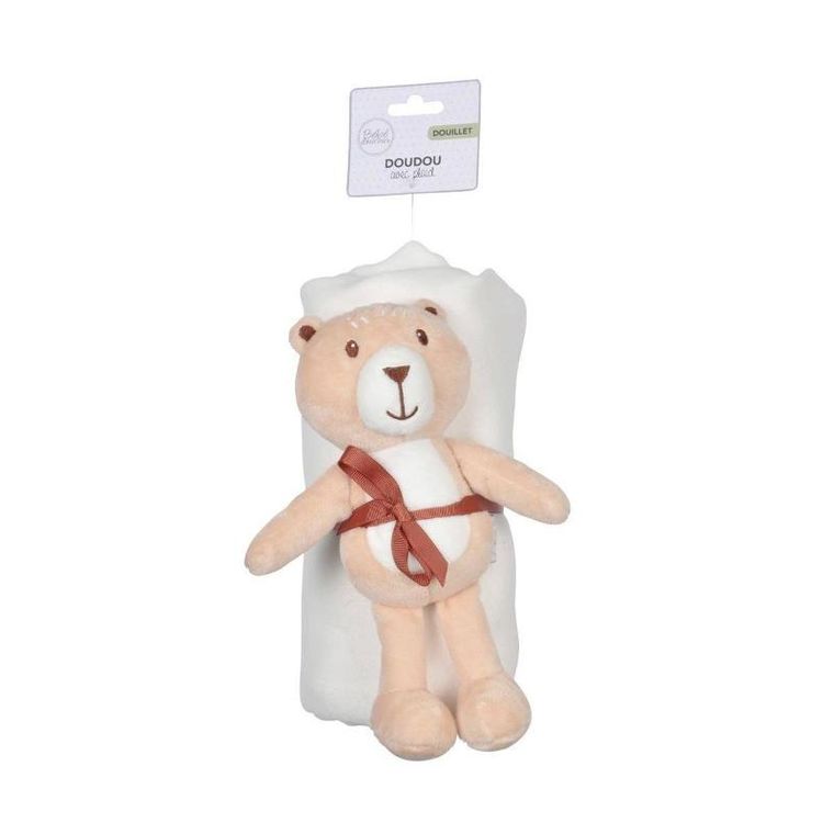 Douceur d'intérieur, Essentiel, kocyk bawełniany z maskotką