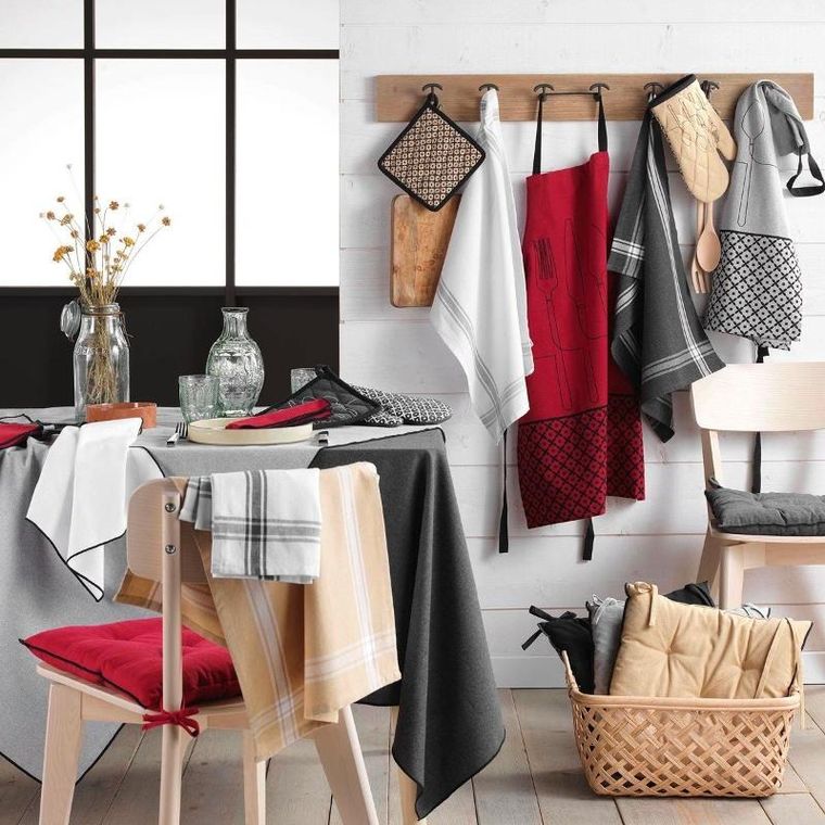 Douceur d'intérieur, fartuch kuchenny, Cuisiline, bawełna z recyklingu