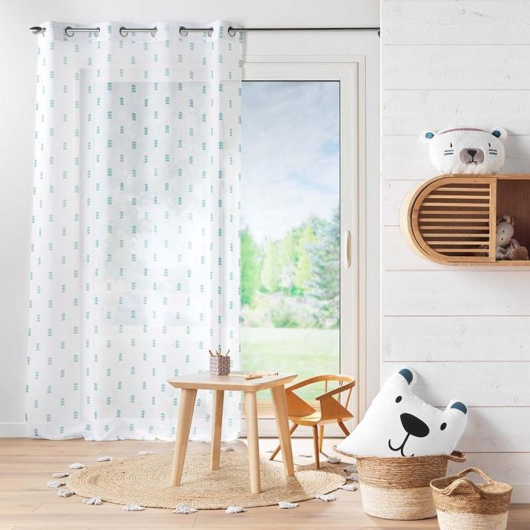 Douceur d'intérieur, firanka do pokoju dziecięcego, Geokid, geometryczny wzór, 140-240 cm