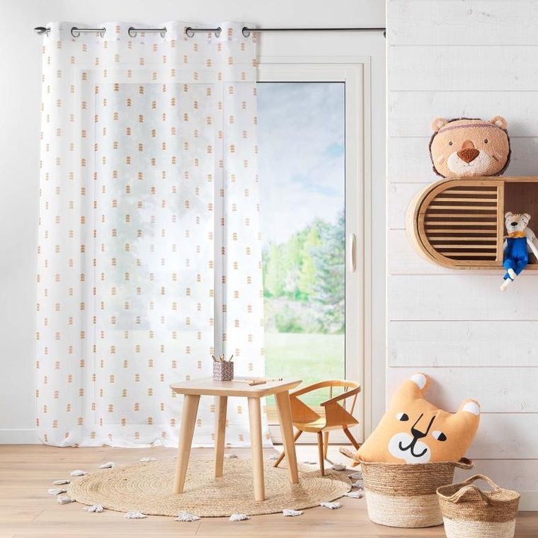 Douceur d'intérieur, firanka do pokoju dziecięcego, Geokid, geometryczny wzór, 140-240 cm