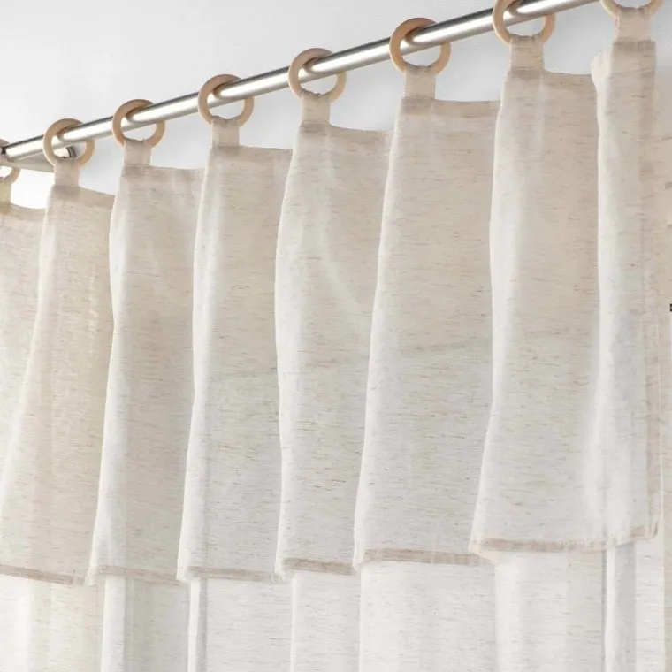 Douceur d'intérieur, firanka z falbaną, Norine, 140-240 cm