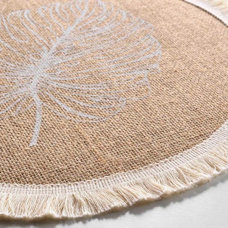 Douceur d'intérieur, jutowa podkładka pod talerz, Mogador, Ø 38 cm