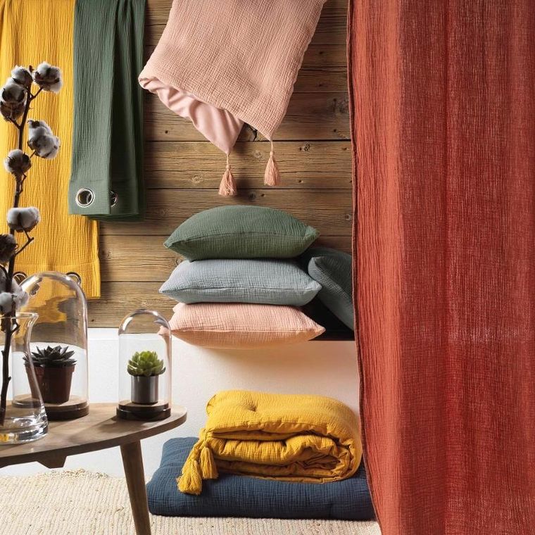 Douceur d'intérieur, komplet muślinowej pościeli, Angelia, 240-220 cm