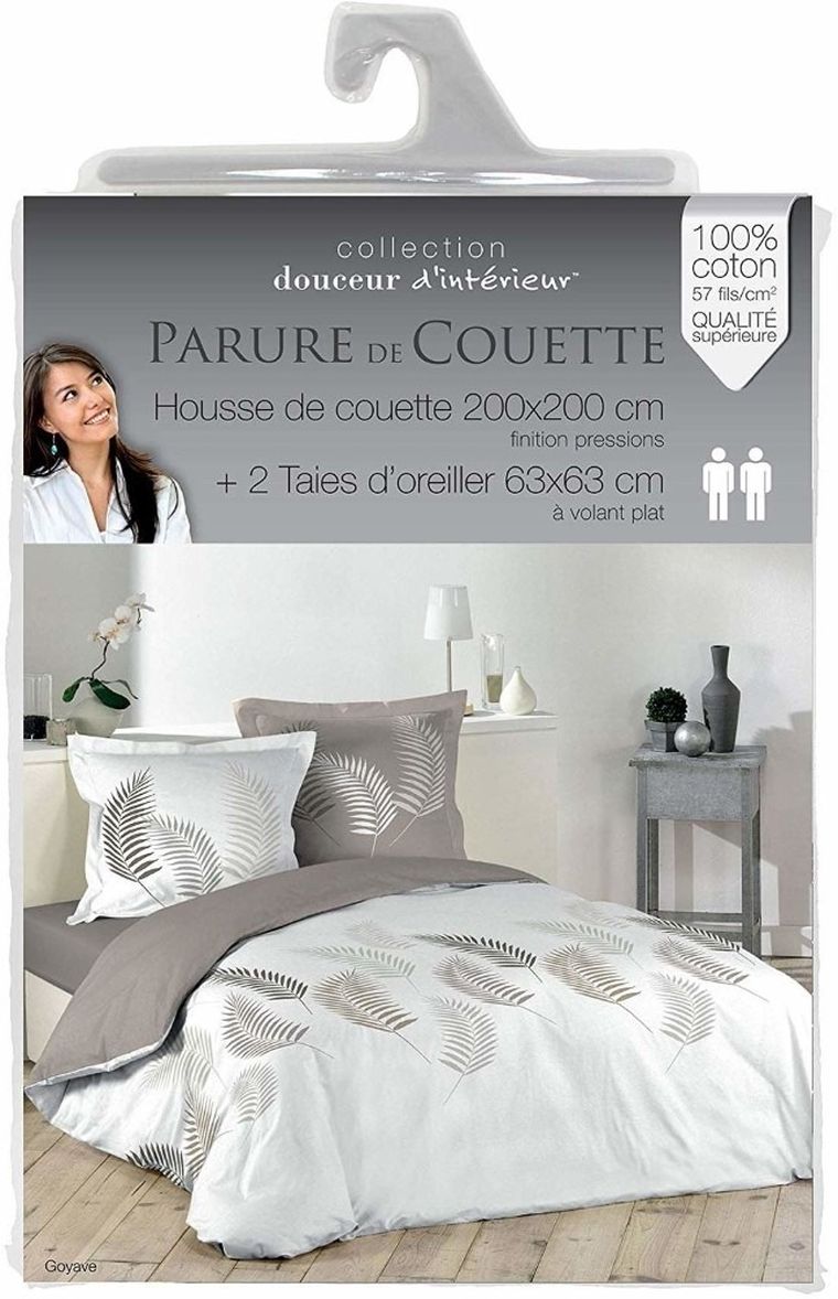 Douceur d'intérieur, komplet pościeli, Goyave, 200-200 cm, 3 częściowa