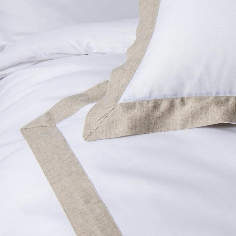 Douceur d'intérieur, komplet pościeli z domieszką lnu, Lauraline, 240-220 cm