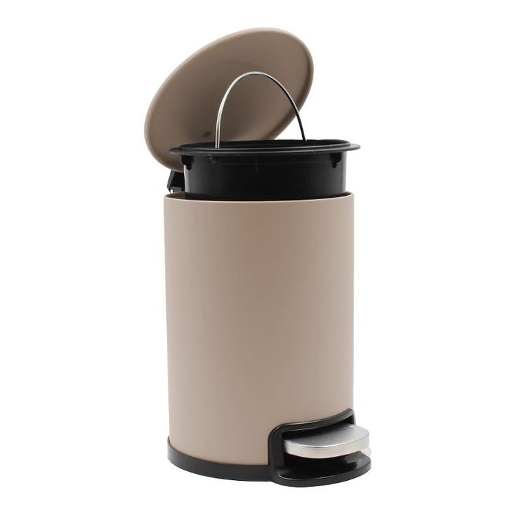 Douceur d'intérieur, łazienkowy kosz na śmieci z cichym domykaniem, 3 l, Metaline