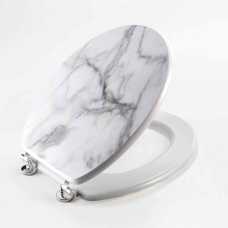 Douceur d'intérieur, Marbre, deska sedesowa mdf, 37,5-47 cm