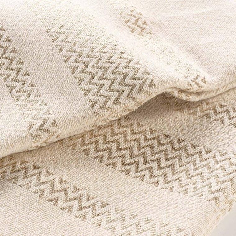 Douceur d'intérieur, narzuta z frędzlami, Doreline, 125-150 cm