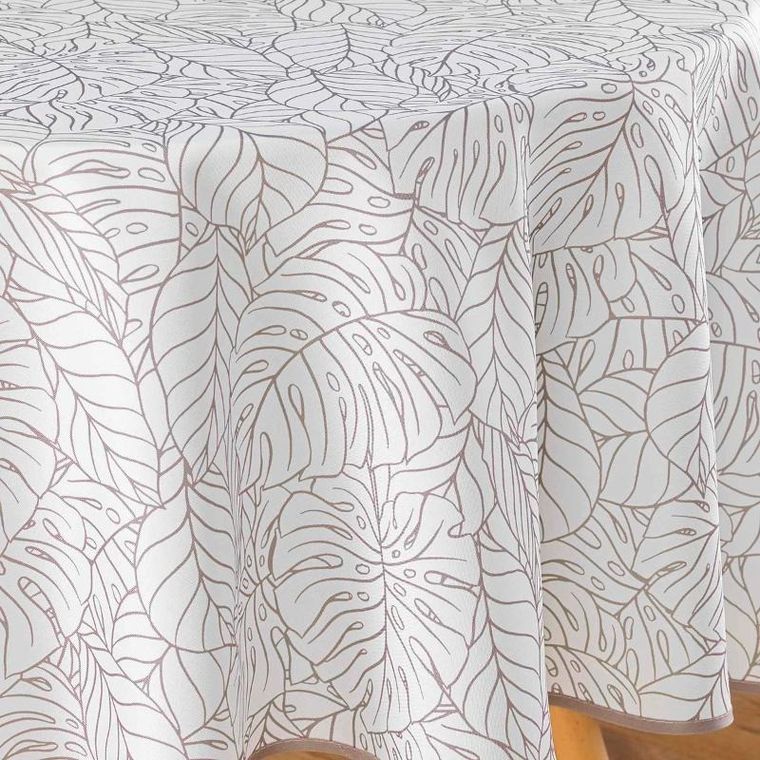 Douceur d'intérieur, okrągły obrus z nadrukiem, Solea, ø 180 cm