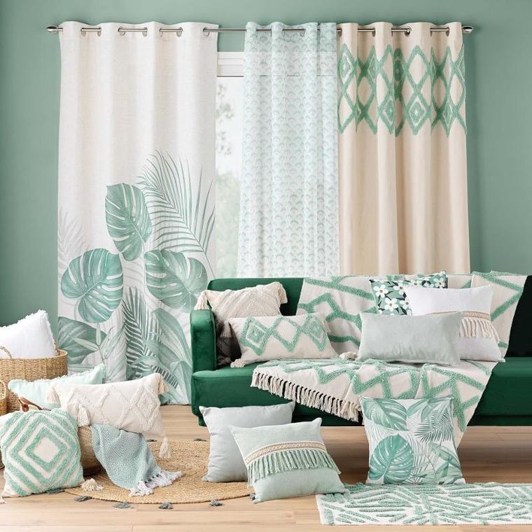 Douceur d'intérieur, ozdobna pikowana poduszka, Athena, 40-40 cm