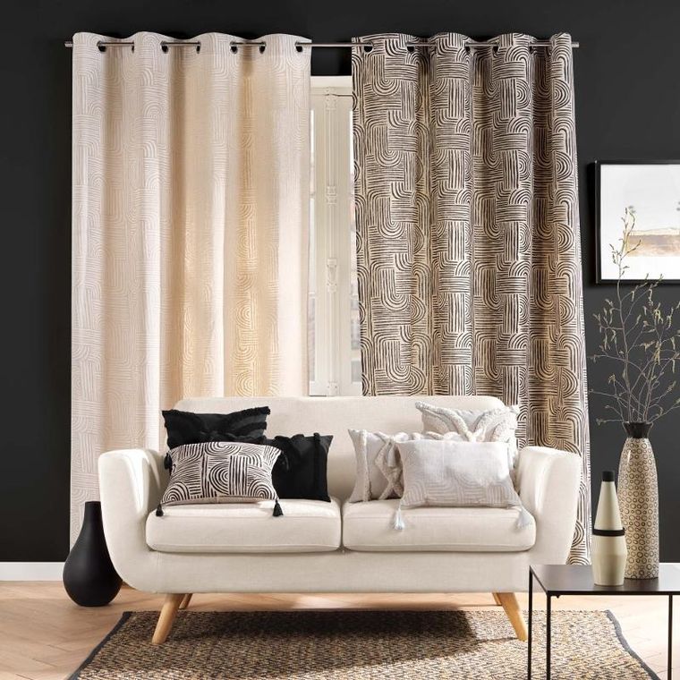 Douceur d'intérieur, ozdobna poduszka, Safira, efekt boucle, 30-50 cm