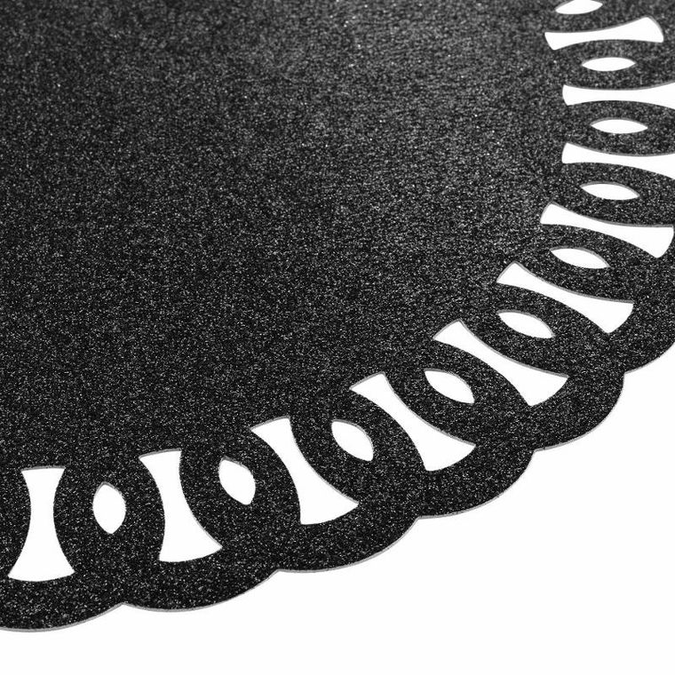 Douceur d'intérieur, podkładka na stół, Guirlande, brokatowa, Ø 38 cm