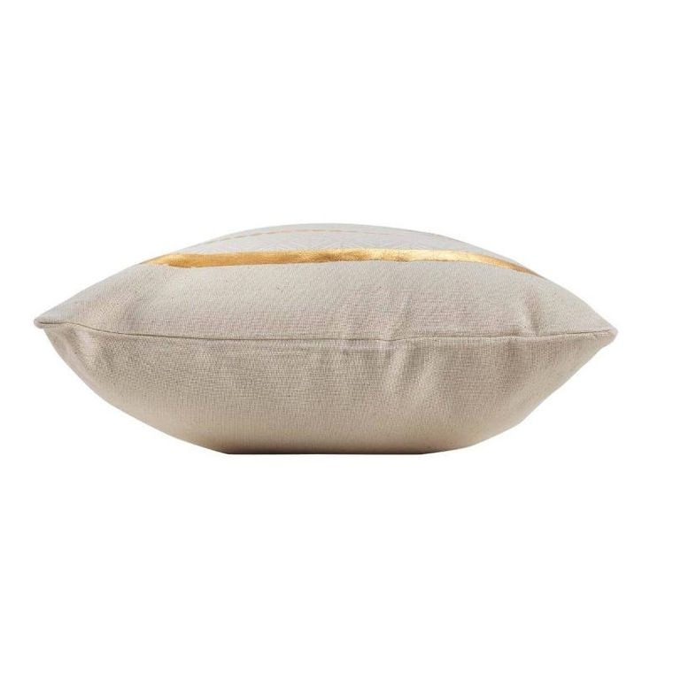 Douceur d'intérieur, poduszka dekoracyjna bawełniana, Gaya, metaliczny wzór, 30-50 cm