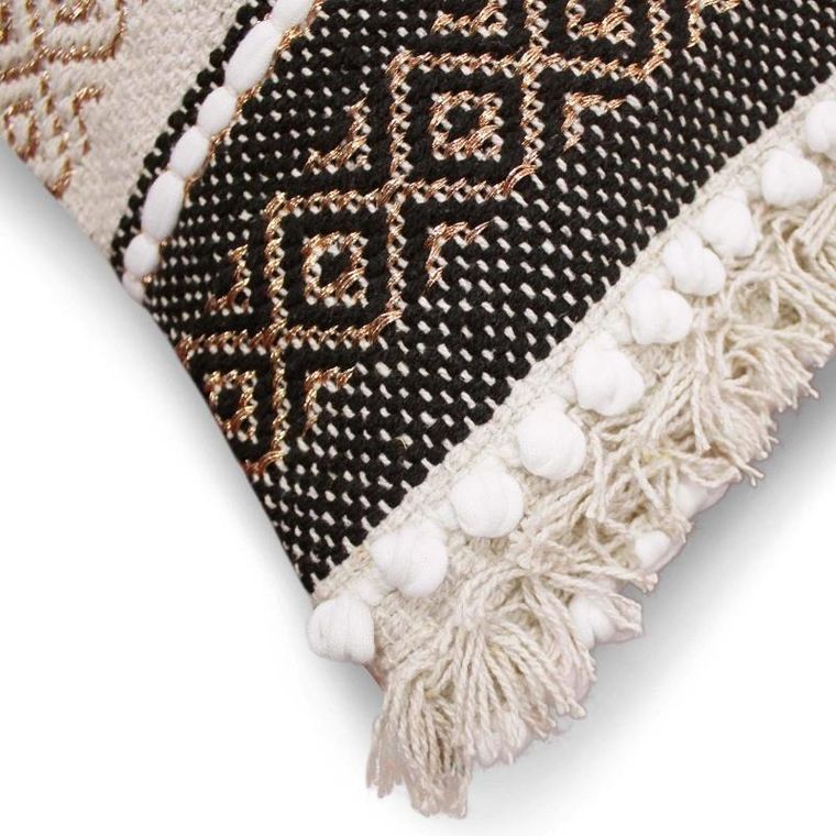 Douceur d'intérieur, poduszka ozdobna z metaliczną nitką, Mirage, 40-40 cm