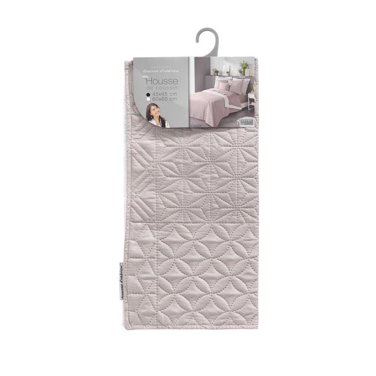 Douceur d'intérieur, poszewka na poduszkę, 45-45 cm, Cottage, beżowa