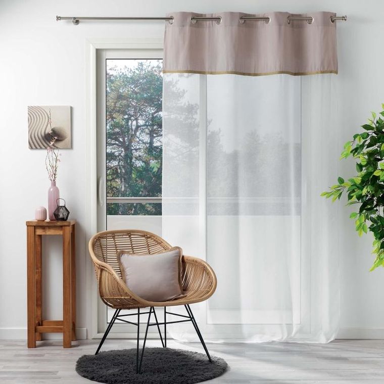 Douceur d'intérieur, poszewka ozdobna z lamówką, Kelonia, 40-40 cm