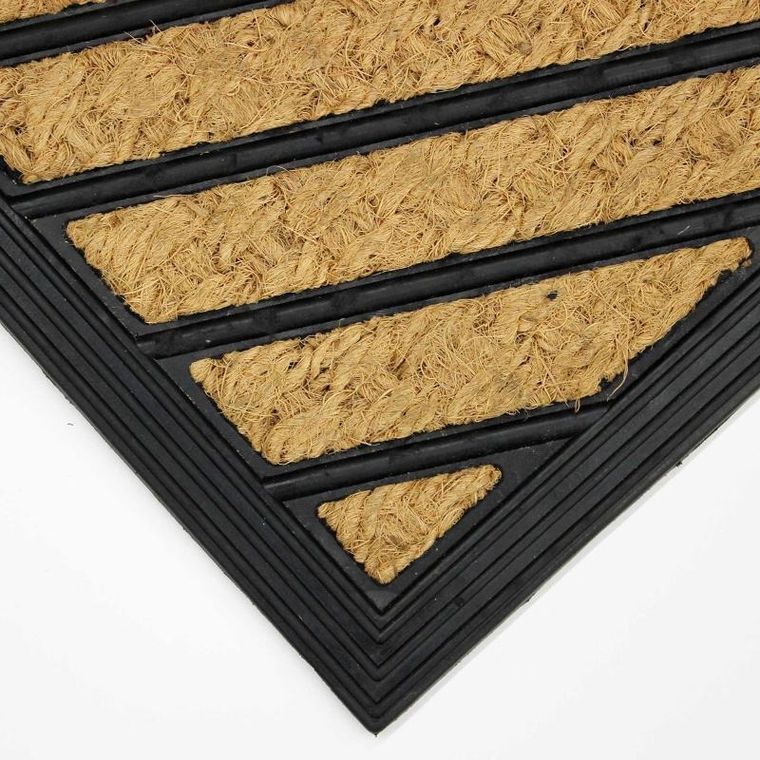 Douceur d'intérieur, prostokątna wycieraczka z włóknem kokosowym, Lozys, 45-75 cm