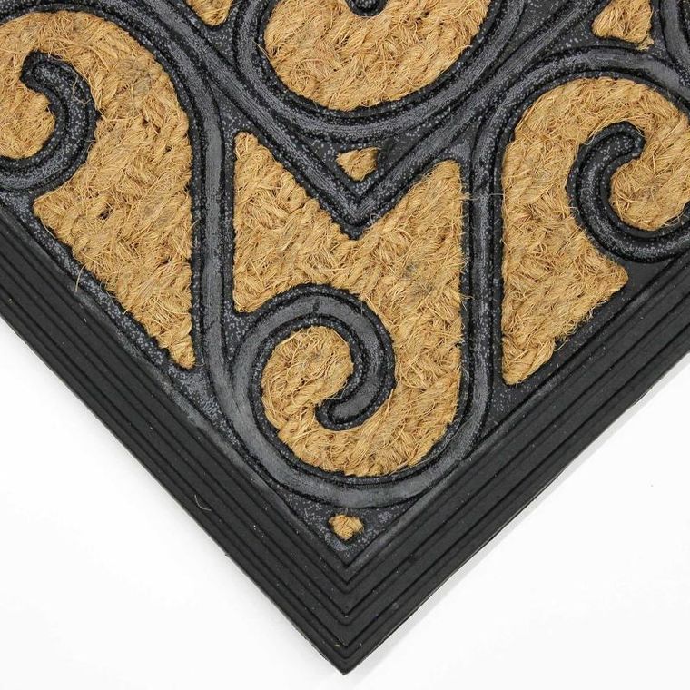 Douceur d'intérieur, prostokątna wycieraczka z włóknem kokosowym, Marquis, 45-75 cm