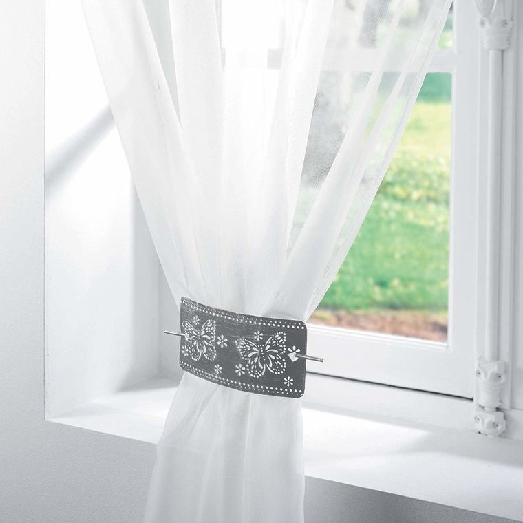 Douceur d'intérieur, spinka do zasłony, Epica, 1 szt., srebrna