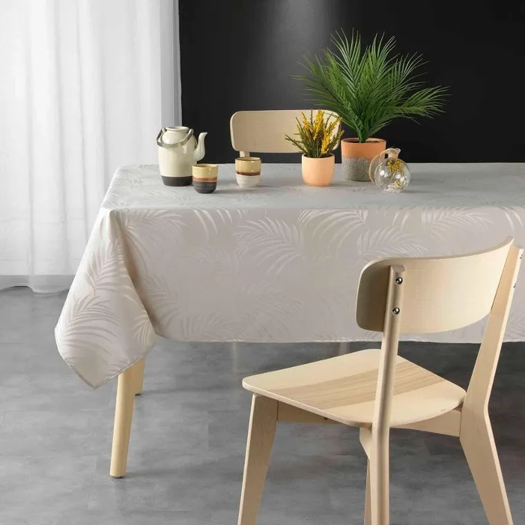 Douceur d'intérieur, żakardowy obrus prostokątny, Plumette, 140-240 cm