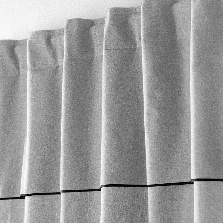 Douceur d'intérieur, zasłona na taśmie, Mistraline, bawełna z recyklingu, 140-240 cm