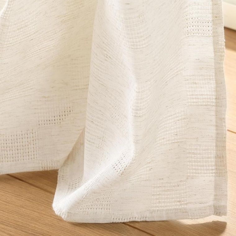 Douceur d'intérieur, zasłona okienna z efektem lnu, 140-260 cm, Logan