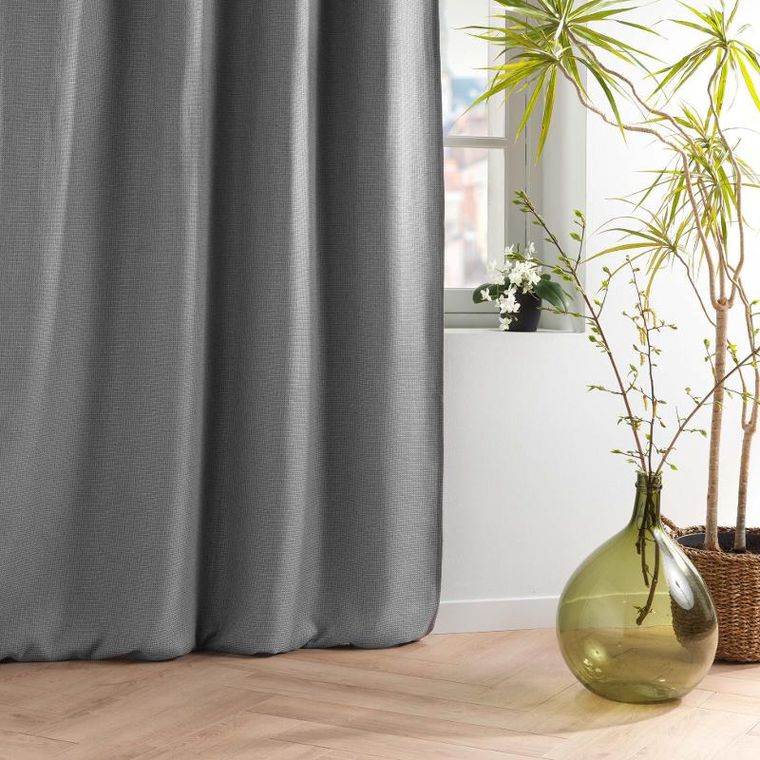 Douceur d'intérieur, zasłona zaciemniająca, Blacke, na przelotkach, 135-240 cm