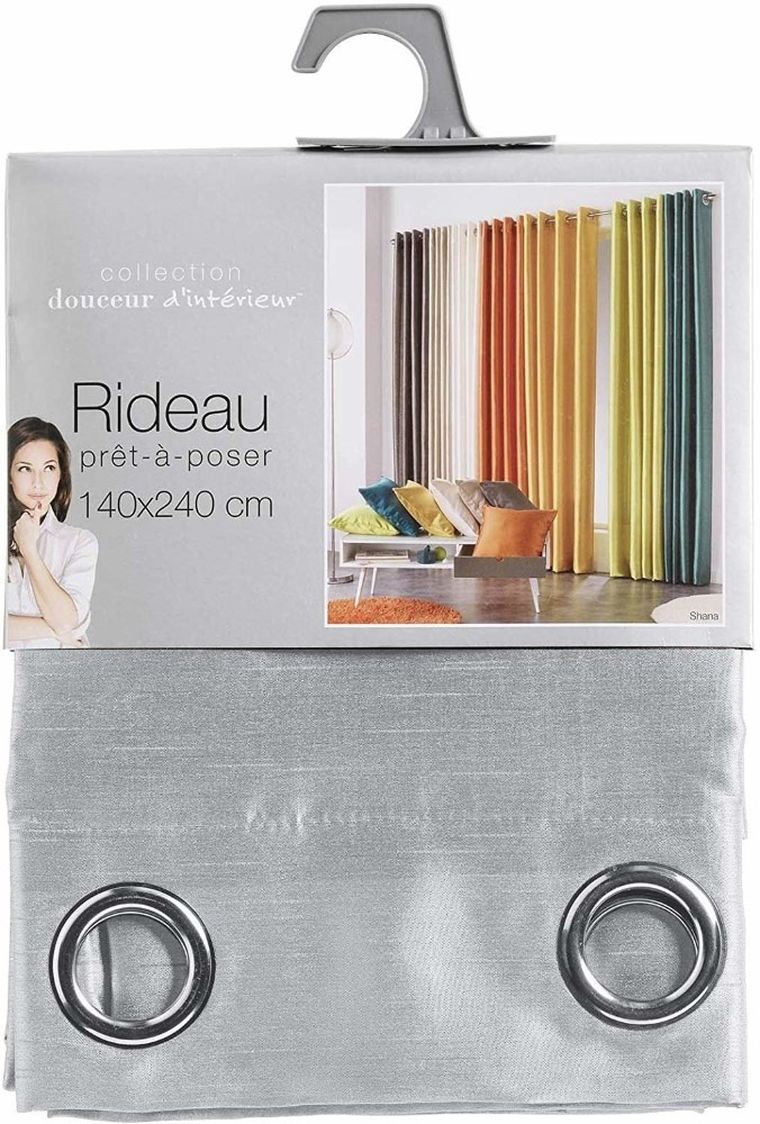 Douceur d'intérieur, zasłona zaciemniająca, Silk Shana, 140-240 cm, perłowa