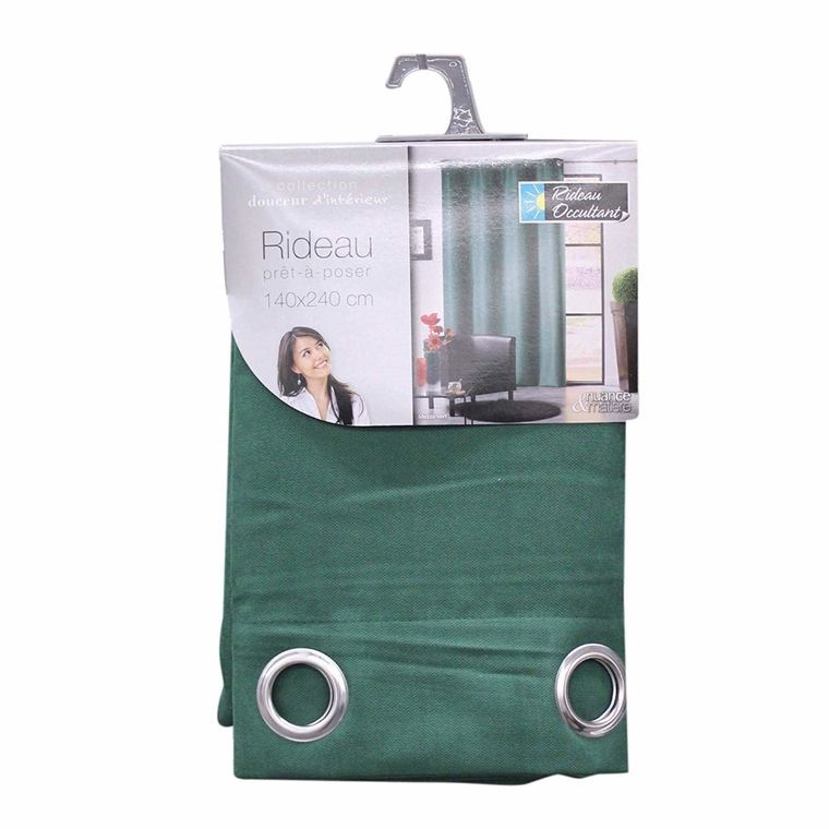 Douceur d'intérieur, zasłona zaciemniająca, zielona, Mezzo, 140-240 cm