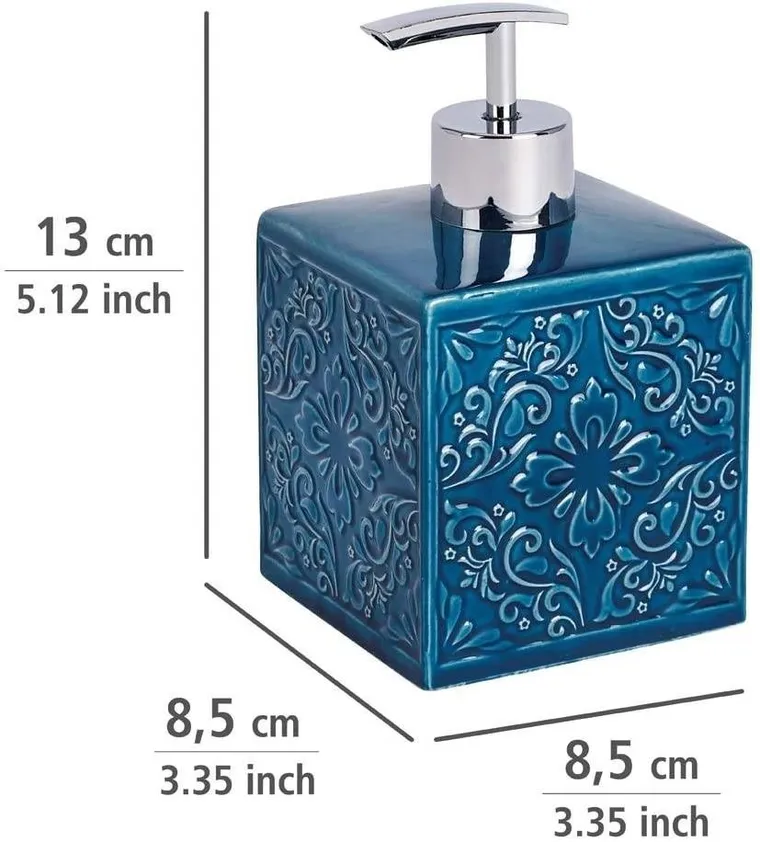 Dozownik do mydła, Cordoba dark blue, 500 ml