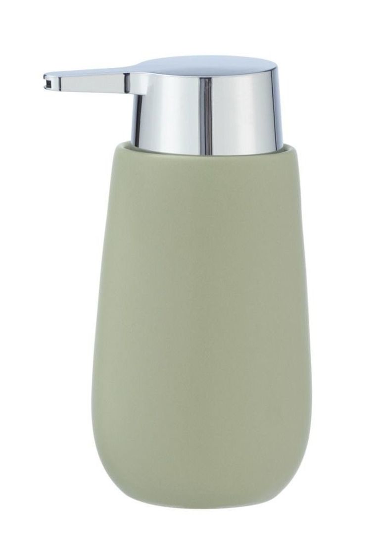 Dozownik na mydło, ceramiczny, Badi, jasnozielony
