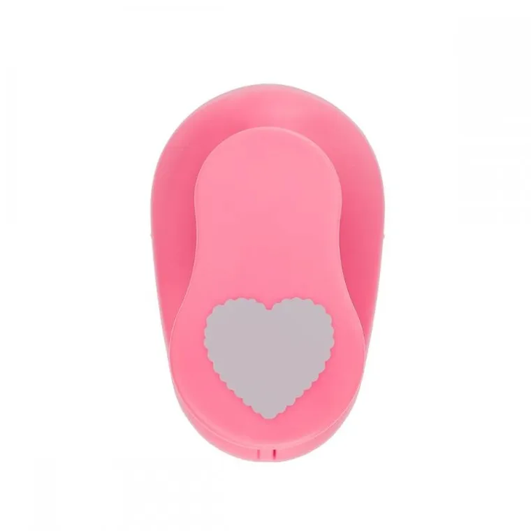 DP Craft, dziurkacz ozdobny, serce falbanka, 25 mm