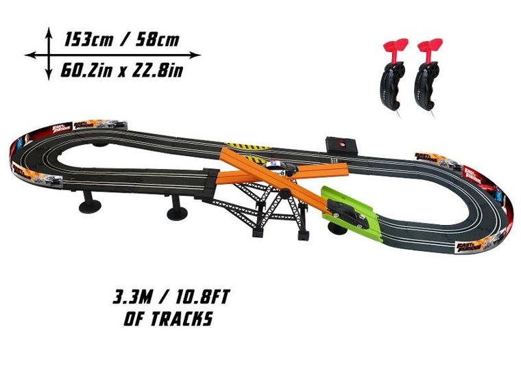 Dragon I, Szybcy i Wściekli, tor wyścigowy z pojazdami, 3,3m