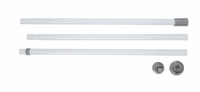 Drążek do garderoby, szyna do szafy, Herkules 165-300 cm