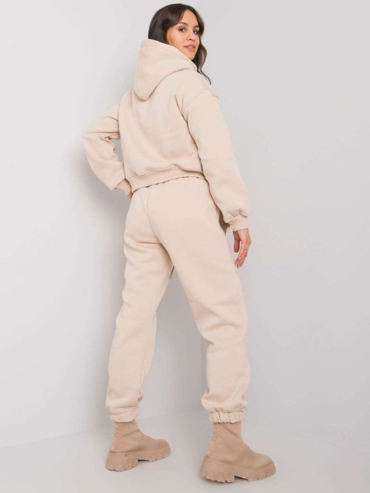 Dres damski, beżowy, Ex Moda