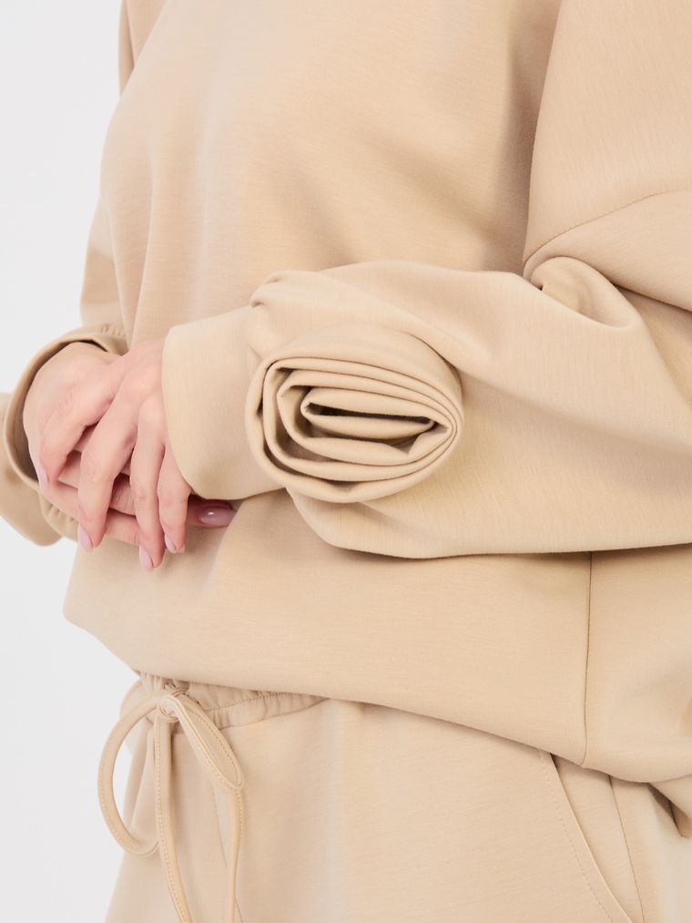 Dres damski, beżowy, Italy Moda