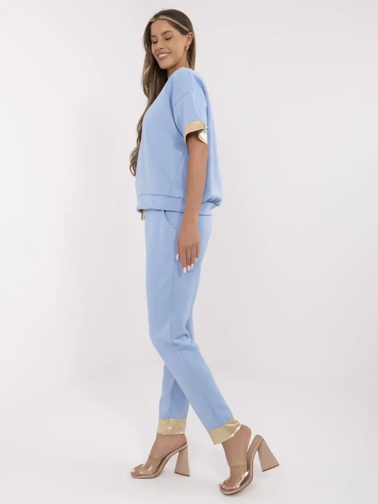 Dres damski, niebieski, Italy Moda