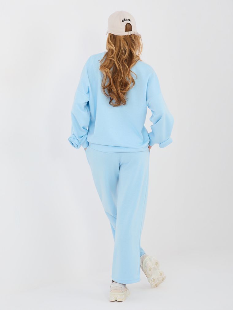 Dres damski, niebieski, Italy Moda