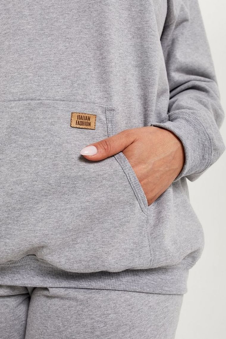 Dres damski, plus size, szary, Fox, Italian Fashion