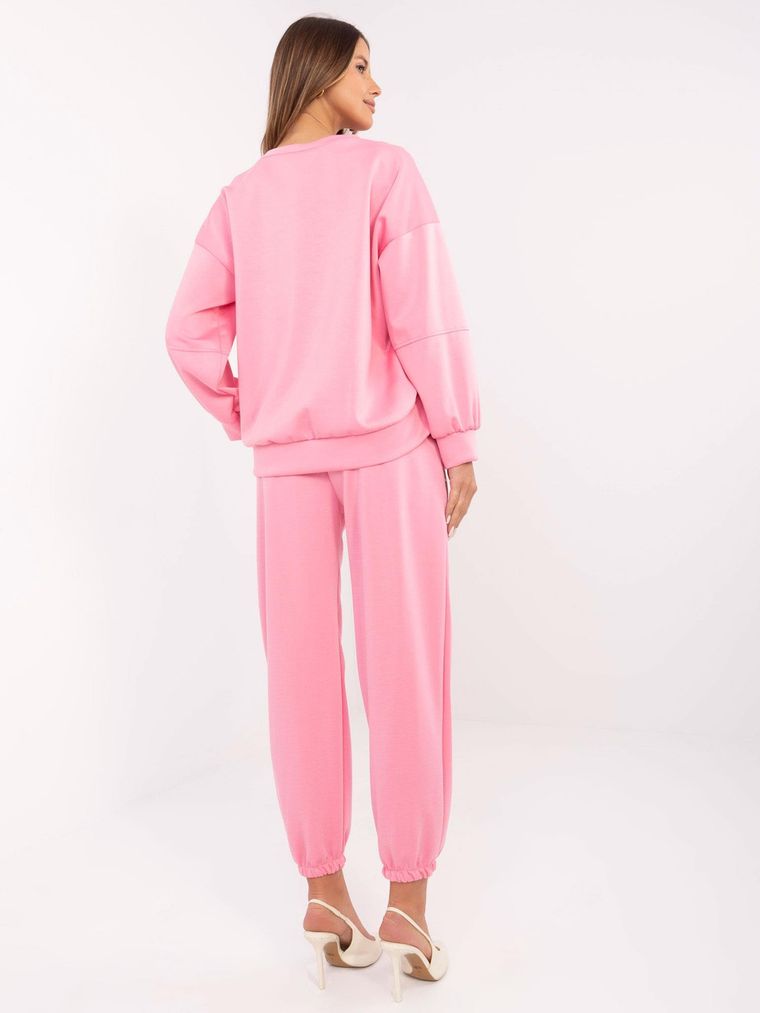Dres damski, różowy, Italy Moda