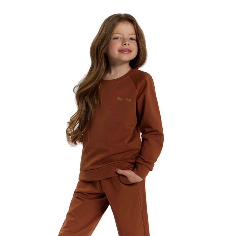 Dres dziewczęcy, brązowy, Tup Tup