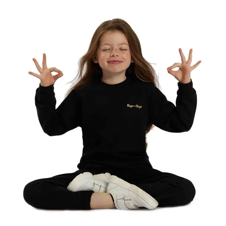 Dres dziewczęcy, czarny, Tup Tup