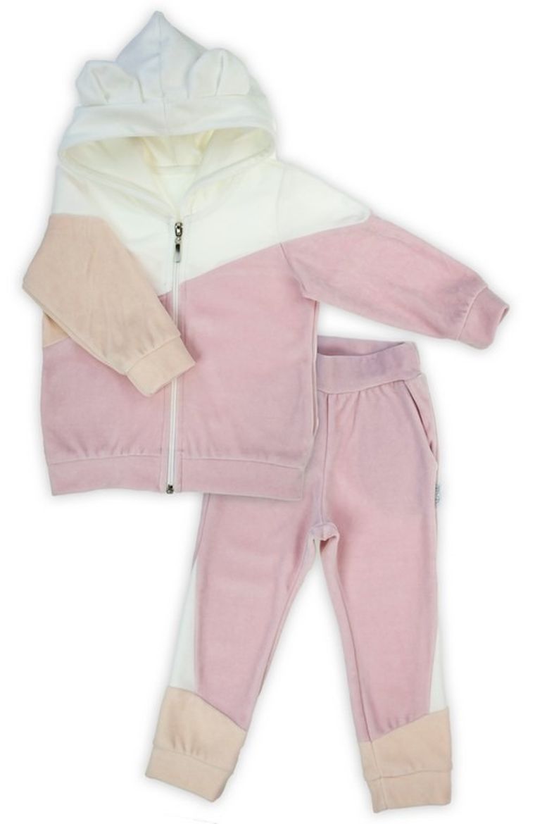 Dres dziewczęcy, welurowy, mix, Nicol